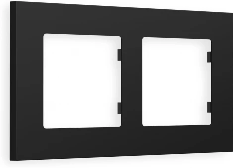 Рамка Ambrella Volt ALFA Qubi (Черный матовый) 2-ая AF250702