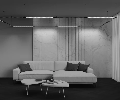 Трековый светильник Downlight модульный низковольтный LED 24W 24V Maytoni Points C149CL-L900-24W3K-B