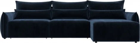 Диван угловой Лига-051 НПБ Лонг угол универсальный Лига Диванов (Велюр) арт.128666