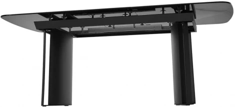 Стол RASMUS 160 TL-45 Белый мрамор, испанская керамика / черный каркас М-City