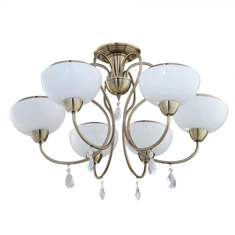 Потолочная люстра IDLamp 856 856/6PF-Oldbronze