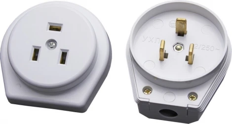 Розетка с вилкой с заземлением Stekker 39016