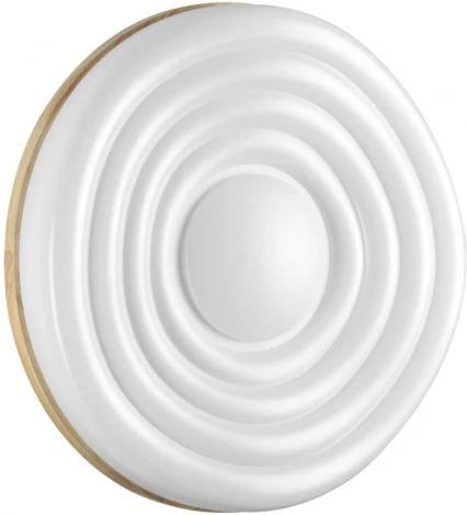 Настенно-потолочный Sonex Fass Wood 7674/DL PALE белый/натуральное дерево LED 48Вт 3000-6000К D388 IP43 пульт ДУ (220V, круглые)