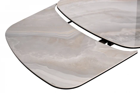 169DT-92151 Стол обеденный раскл.керам.столешница 190(50+50)*98*76см Garda Decor