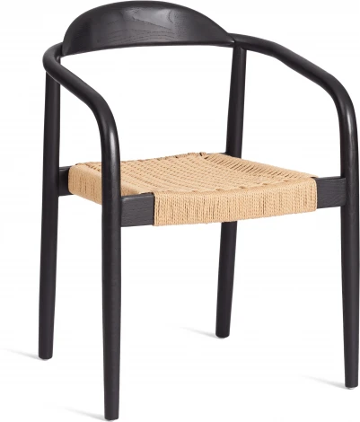 Стул MIDGARD Tetchair (Дерево вяз/Черный) арт.24416