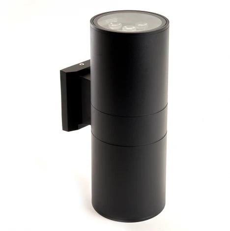 Архитектурная подсветка Feron Корфу 48354 DH0710, 2*9W, 1500Lm, 2700K, черный Бостон (LED, 220V, круглые, IP54)