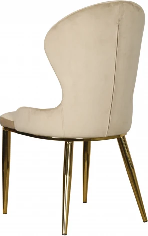 Стул обеденный IST-CASA Констанция TW-1163, бежевый/золото