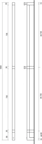 Полотенцесушитель электрический Margaroli Panorama 666-1650