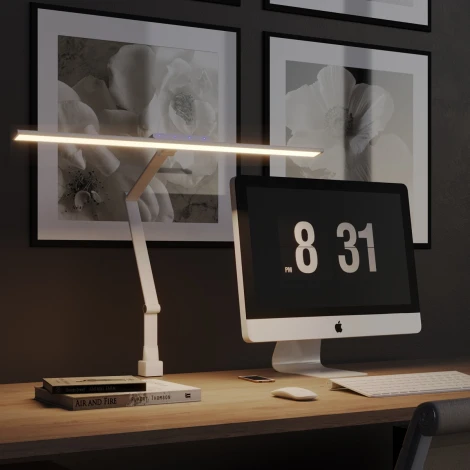 Настольная лампа диммируемая полного спектра Novotech Studi 359968 белый IP20 LED 24W 220V 4000K 1670Лм