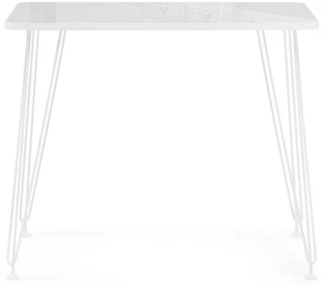 Стол стеклянный Хумфри белый 514796 Woodville