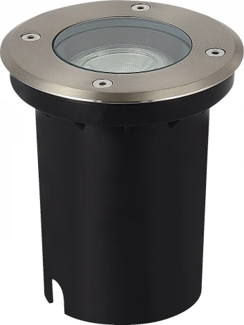 Встраиваемый светильник ST Luce Walker SL9013.408.01 черный/стальной GU10 1*50W (220V, круглые, IP67)