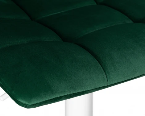 Стул барный DOBRIN TAILOR WHITE (зеленый велюр (MJ9-88))