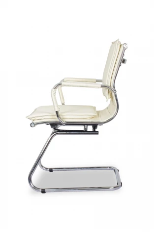 Кресло посетителя бизнес-класса CLG-617 LXH-C Beige