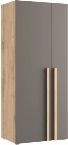 Шкафы Woodville Чернин двухдверный дуб вотан / графит