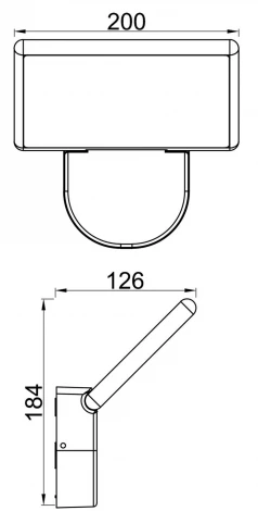 Уличный настенный светильник Deko-Light Alkes 731138 (LED, 220V, IP65)