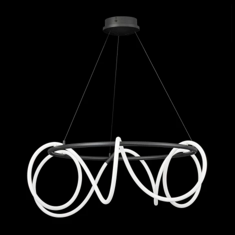 Подвесной светильник с гибким неоном и пультом Citilux Python CL220281 (регулировка яркости, LED, на тросе)