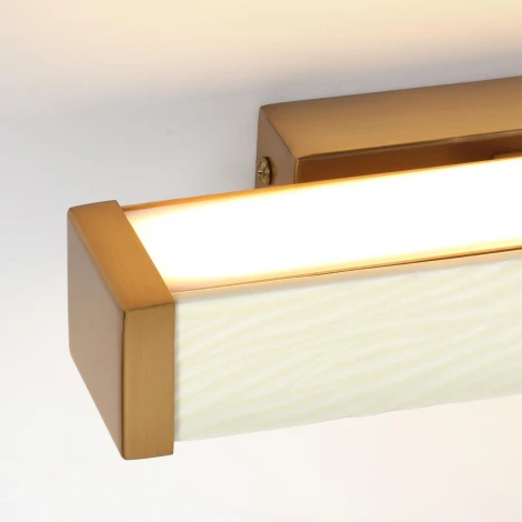 Настенный светильник светодиодный Odeon Light Riviera 5450/10WL молочный./античная бронза/металл/керамика/акрил LED x 10W 2000К/3000K/4000K/переключ