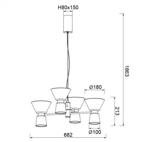 Подвесной светильник светодиодный Mantra New York 9219