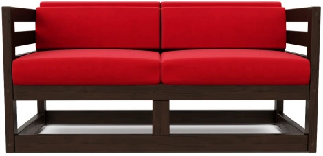Диван Arsko Магнус М венге велюр красный
