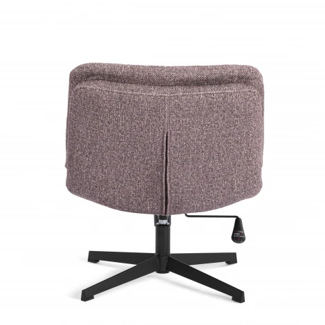 Кресло лаунж Oslo/Осло крестовина, велюр/букле, VT shape wood rose Tetchair 25434