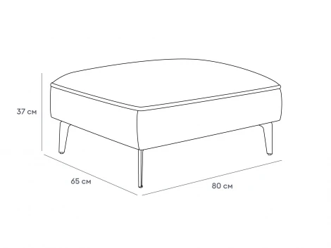 Пуф Amsterdam ОГОГО Обстановочка! 950951 (Букле/Белый)