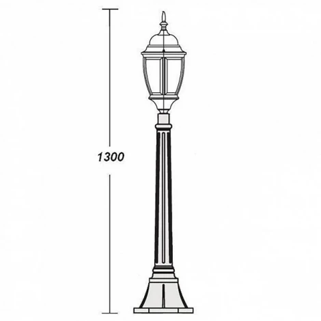 Наземный фонарь Oasis Light 91207L Gb