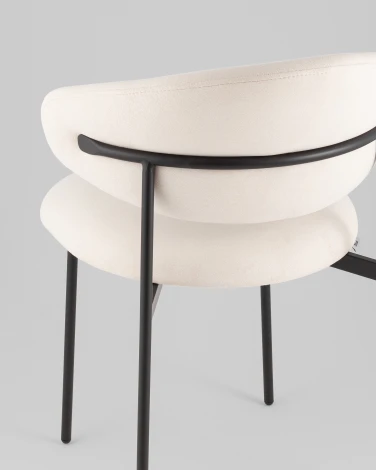 Стул Evan велюр молочный Stool Group УТ000042347