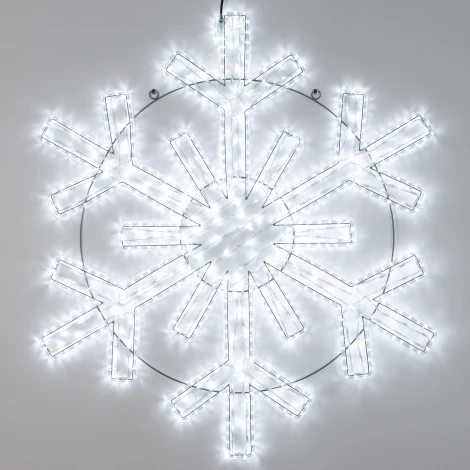Фигура ARD-SNOWFLAKE-M11-1250x1200-604LED White (230V, 36.5W) (IP65)