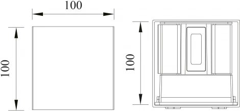 Архитектурная подсветка светодиодная IP65 Natural Concepts Dwell NC-003059-SB (220V)