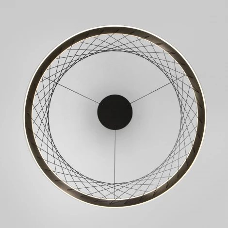 Подвесной светодиодный светильник Eurosvet Parafe 40025/1 LED серый (220V, на тросе, круглые)