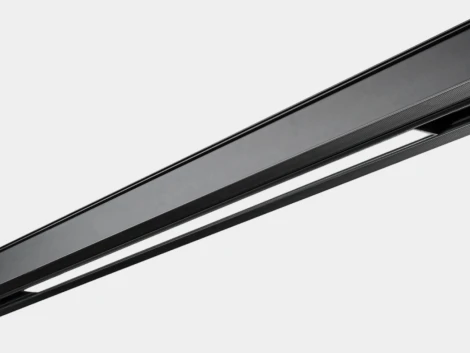 Трековый светильник светодиодный, магнитный, линейный, черный, 24Вт, 48V IP20 4000К Lumker SY-LINK SY-LINK-600-BL-24