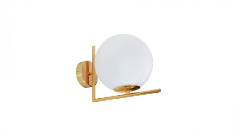 Бра Lumina Deco Sorento LDW 1215-1 WT+GD (220V, шар)