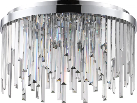 Потолочная люстра хрустальная Venecia 2113/09/08C (220V, круглые)