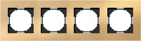 Рамка 4-я, Natural золотистый алюминий Donel A07 DEN214GA