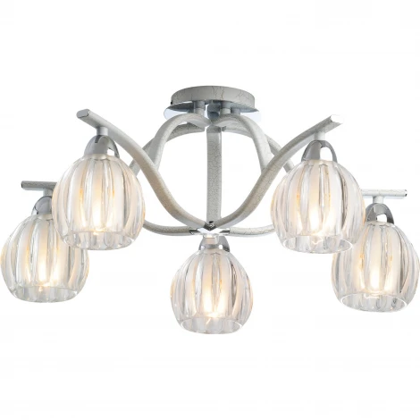 Потолочная люстра N-Light 409 409-05-73CWC chrome + white crack