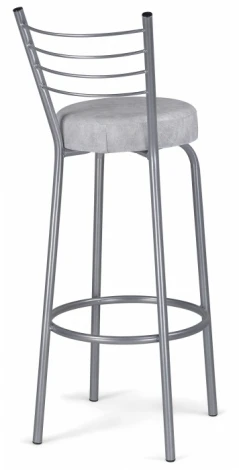 Барный стул Woodville Kuroda белый мрамор / светлый мусс 490088