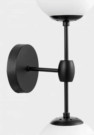 Бра Lumina Deco Zodiak LDW 6001-2 BK+WT (220V, шарики)