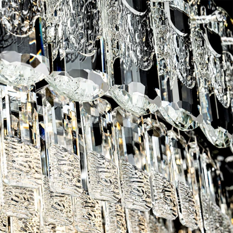 Подвесная люстра хрустальная Modelux ML.7092.1000 CR