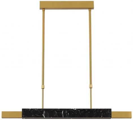 Подвесной светильник Odeon Light Marmi 4361/25L MIDCENT черный мрамор/антич. бронза/металл/акрил IP20 LED 25W 3000K 220V