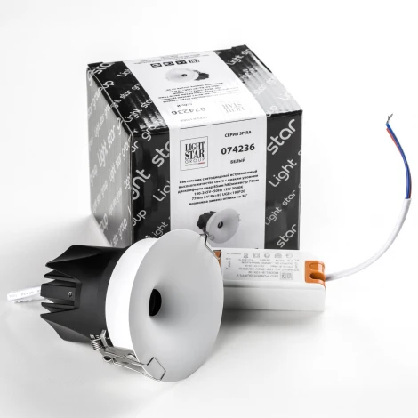 Встраиваемый потолочный светильник Lightstar Spira 074236 (LED, 220V, круглые)