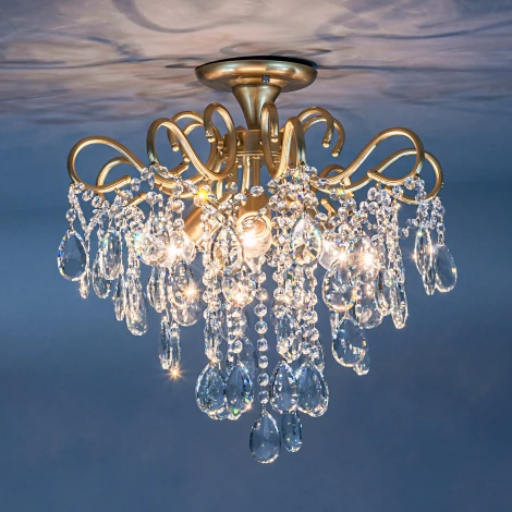 Люстра потолочная Ophelia 643/4P E27*60W Matt Gold