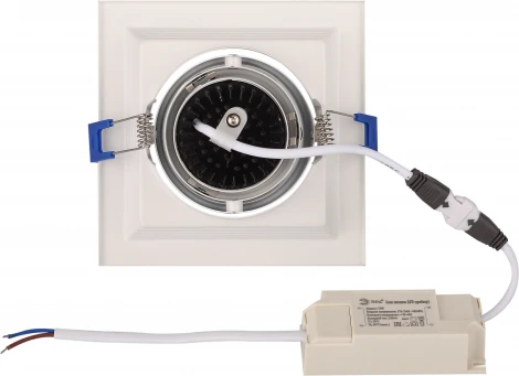 Встраиваемый точечный светильник светодиодный ЭРА SKD-11-36-40K-W09 (220V, IP40)