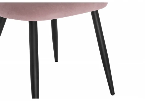 Стул Woodville на металлокаркасе Gabi 1 light purple / black 15085