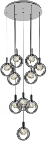 Потолочная люстра каскадная Alfa Light F2524-19 (LED, 220V, на проводе)
