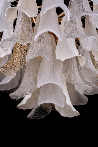 Подвесная люстра Fluorite Bravoure FL1093-16P (220V, на цепи)