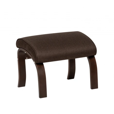 Пуф Leset Универсальный с кантом 4687206818309 Фанера,Шпон, Рогожка, Коричневый, Орех