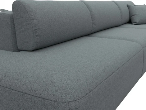 Диван прямой Лига-036 НПБ Модерн Лонг подлокотник справа Лига Диванов (Рогожка) арт.124213