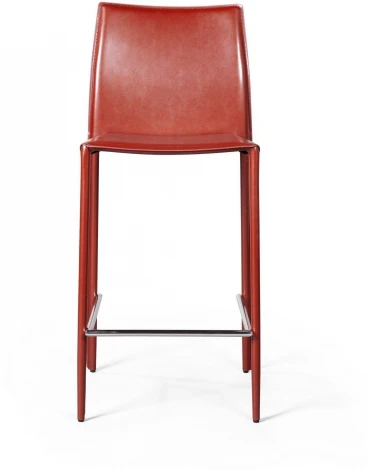 Стул полубарный Rolf, кожа ретро-красный Top Concept ROLF 2001000000760