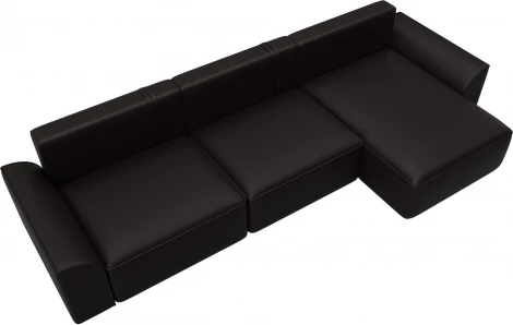 Диван угловой Лига-048 НПБ лонг Лига Диванов (Экокожа) арт.128495