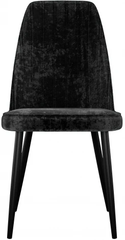Стул DikLine 326 микровелюр M18 черный, ножки черные